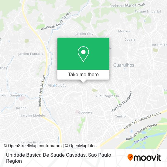 Unidade Basica De Saude Cavadas map