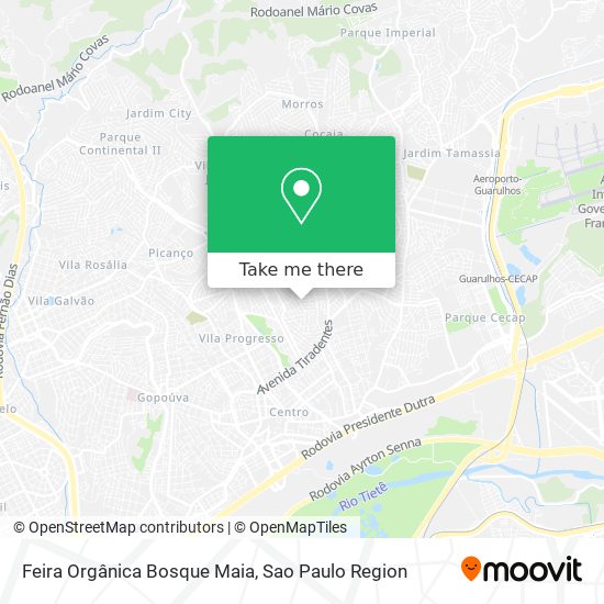 Feira Orgânica Bosque Maia map