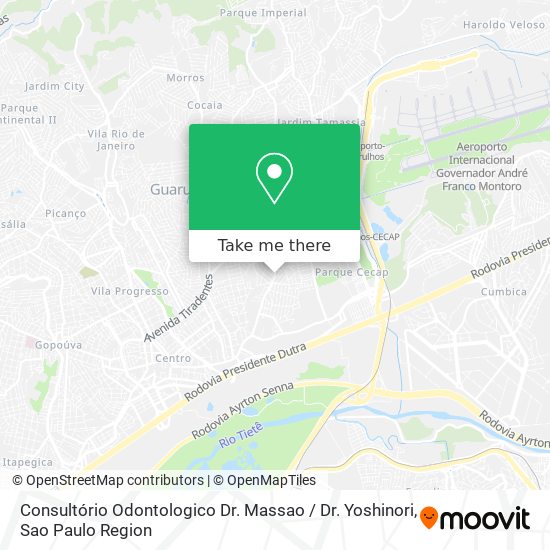 Consultório Odontologico Dr. Massao / Dr. Yoshinori map