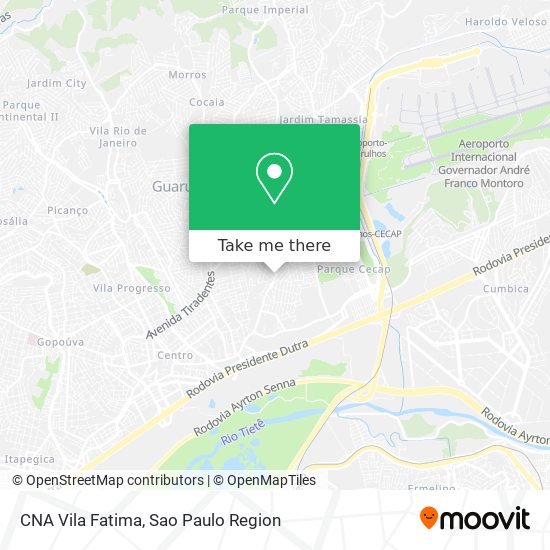 Mapa CNA Vila Fatima