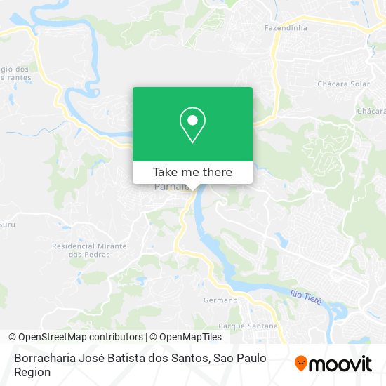 Borracharia José Batista dos Santos map