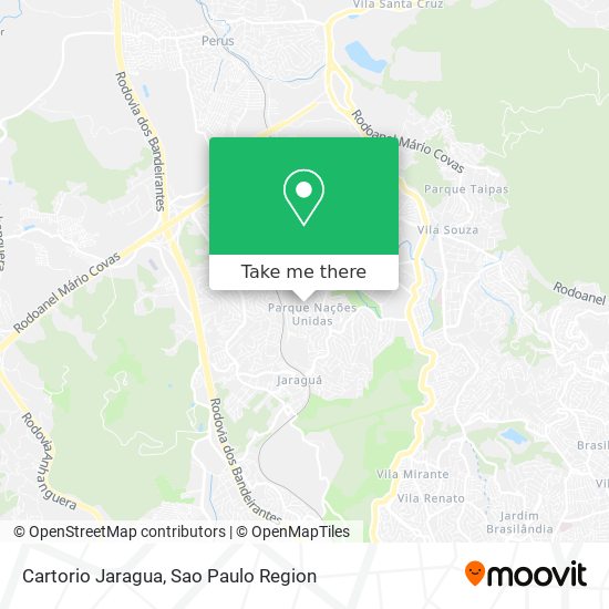 Cartorio Jaragua map
