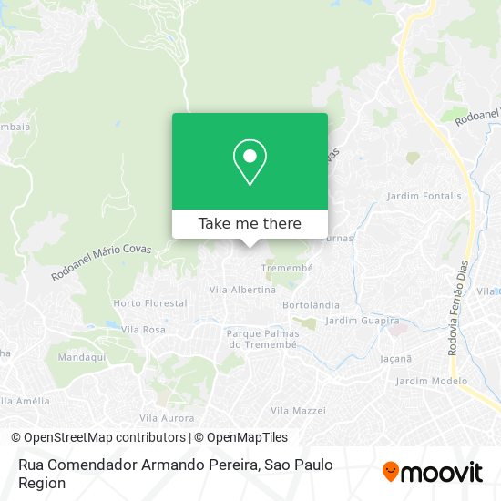 Mapa Rua Comendador Armando Pereira