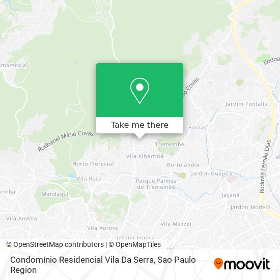 Condomínio Residencial Vila Da Serra map