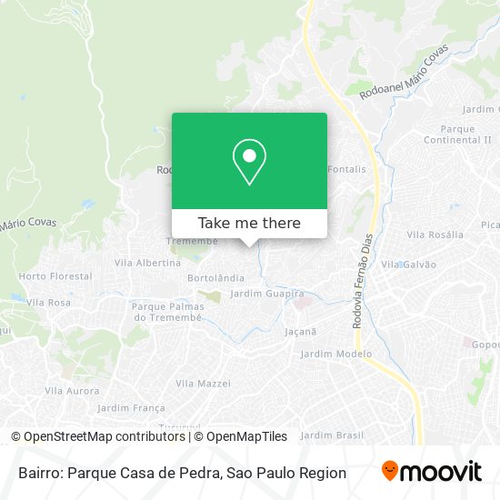 Bairro: Parque Casa de Pedra map