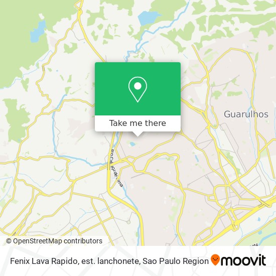 Fenix Lava Rapido, est. lanchonete map