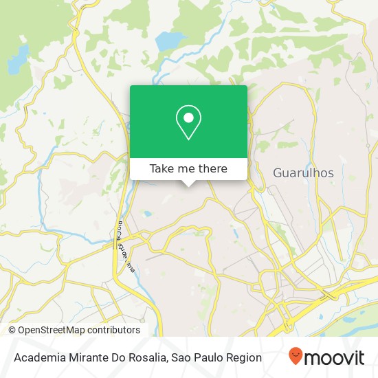 Mapa Academia Mirante Do Rosalia