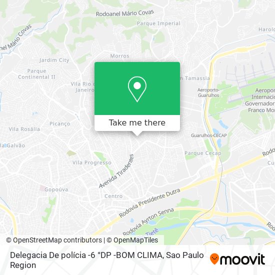 Delegacia De polícia -6 °DP -BOM CLIMA map