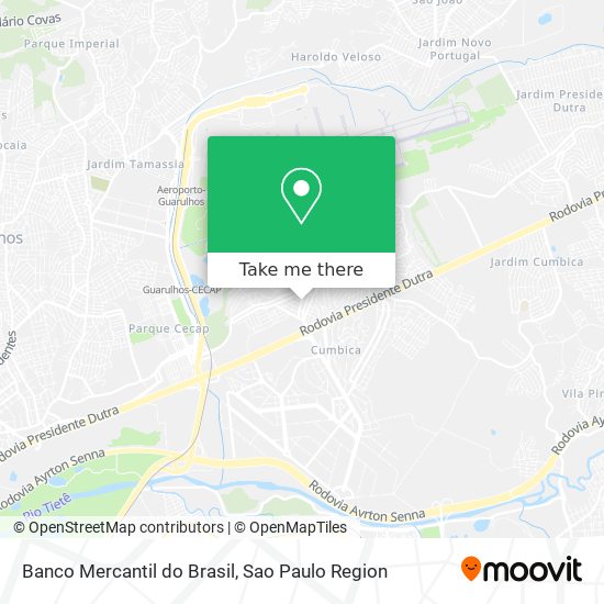 Banco Mercantil do Brasil map