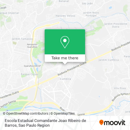 Escola Estadual Comandante Joao Ribeiro de Barros map