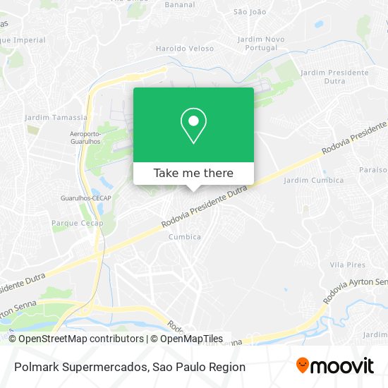 Polmark Supermercados map