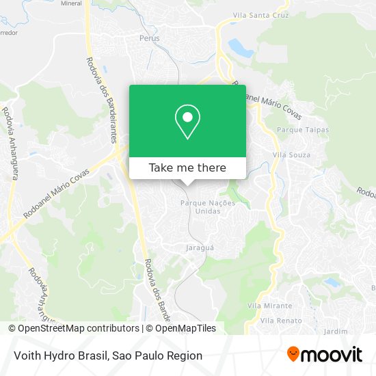 Voith Hydro Brasil map