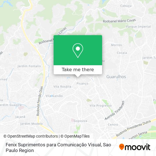 Fenix Suprimentos para Comunicação Visual map