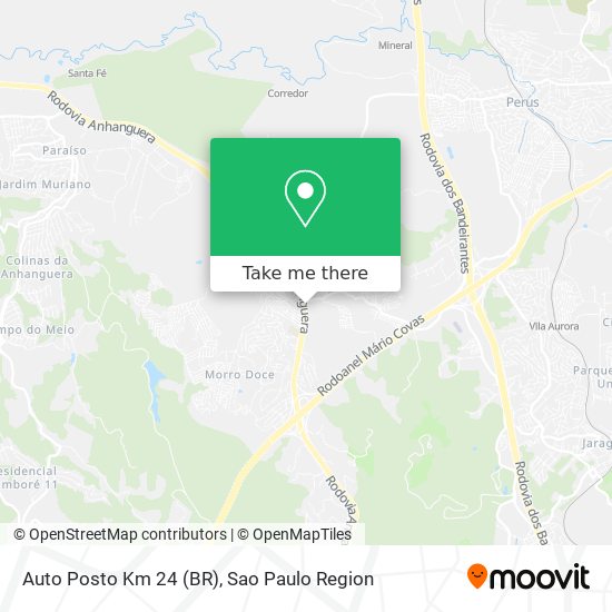 Mapa Auto Posto Km 24 (BR)