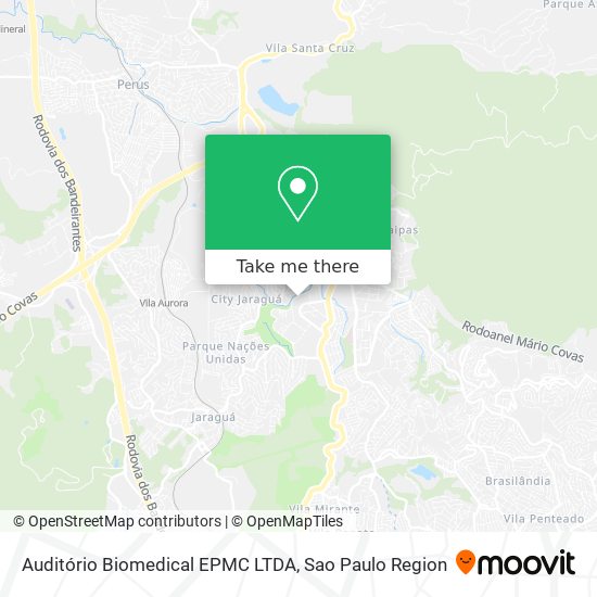 Auditório Biomedical EPMC LTDA map