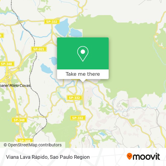 Viana Lava Rápido map