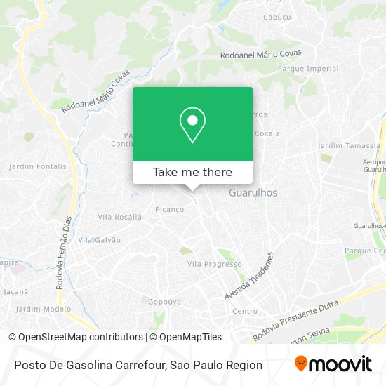 Posto De Gasolina Carrefour map