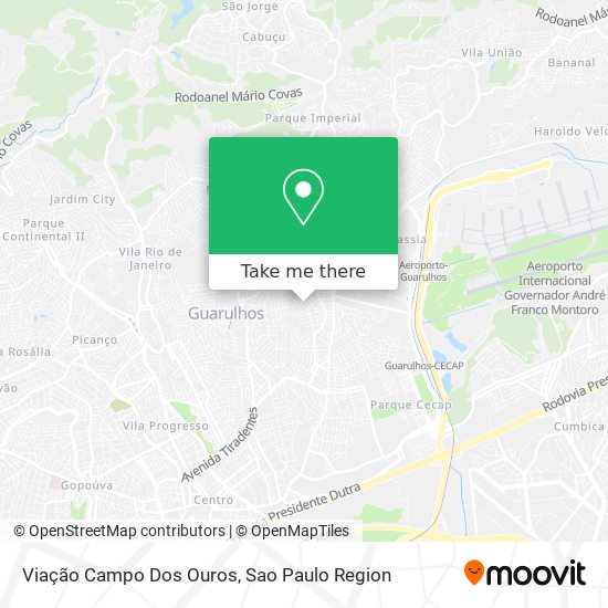 Mapa Viação Campo Dos Ouros