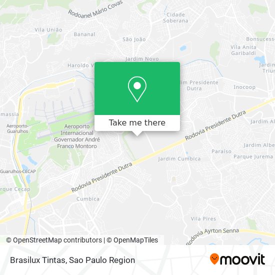 Brasilux Tintas map