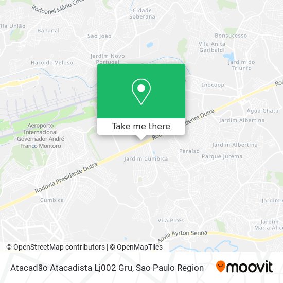 Atacadão Atacadista Lj002 Gru map