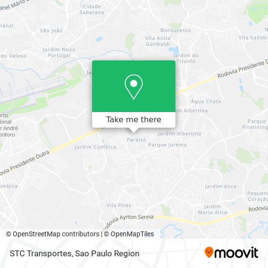 STC Transportes map