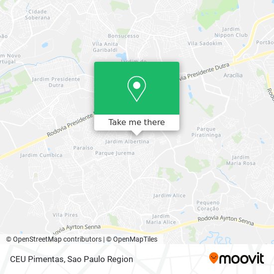 CEU Pimentas map