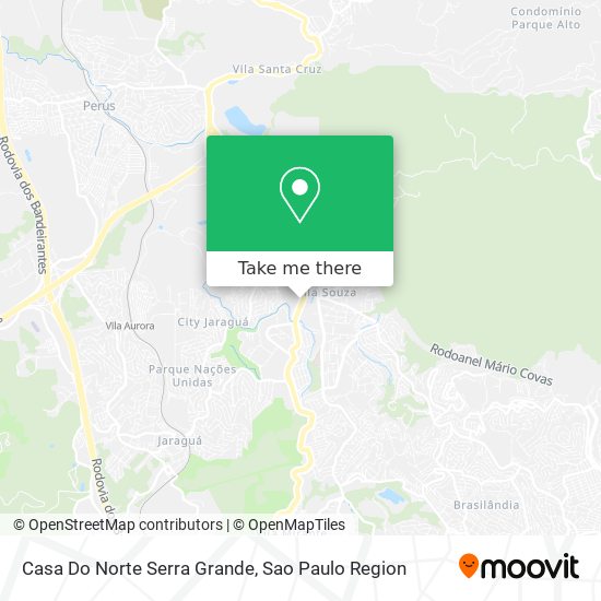 Casa Do Norte Serra Grande map