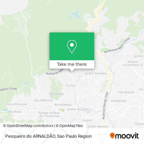 Pesqueiro do ARNALDÃO map