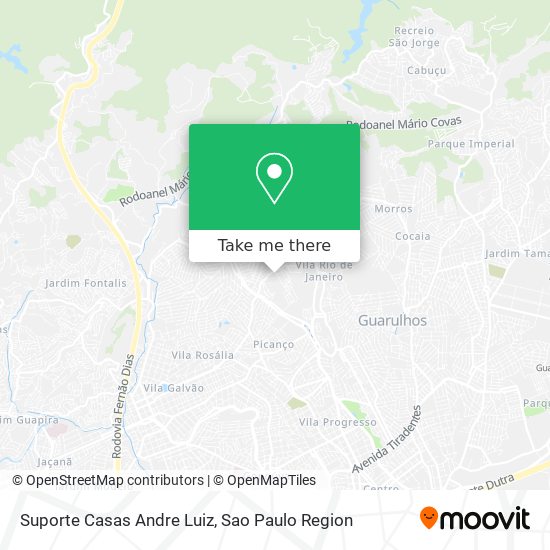 Suporte Casas Andre Luiz map