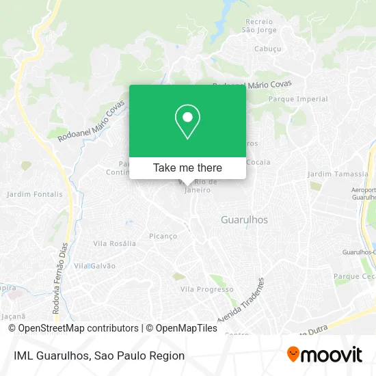IML Guarulhos map