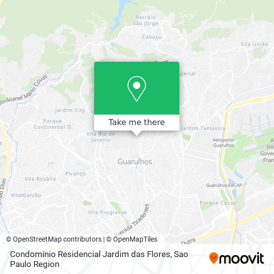 Condomínio Residencial Jardim das Flores map