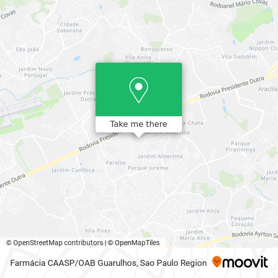 Farmácia CAASP/OAB Guarulhos map