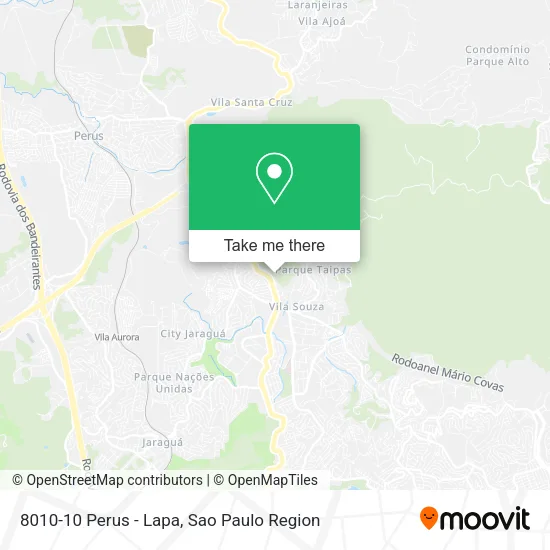 8010-10 Perus - Lapa map