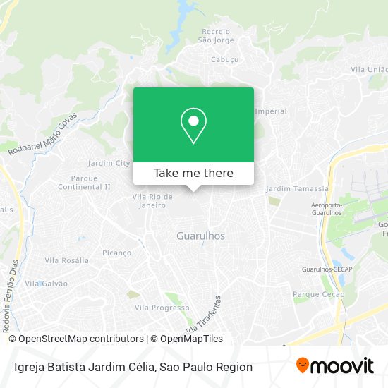 Igreja Batista Jardim Célia map