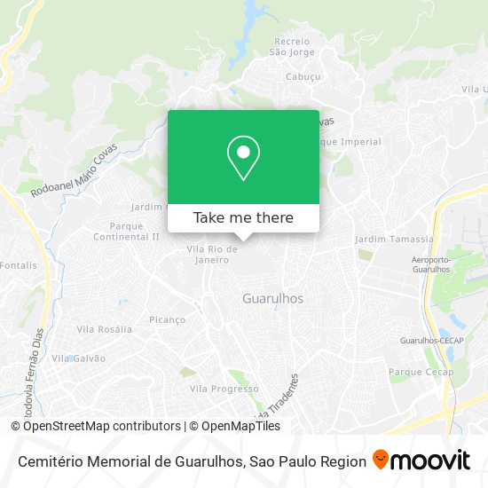 Cemitério Memorial de Guarulhos map