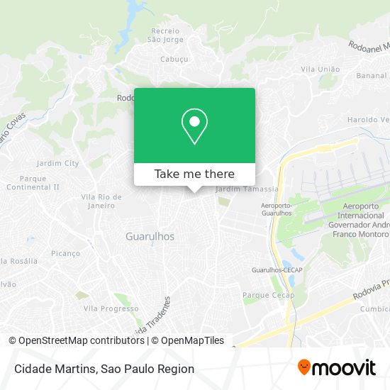 Cidade Martins map