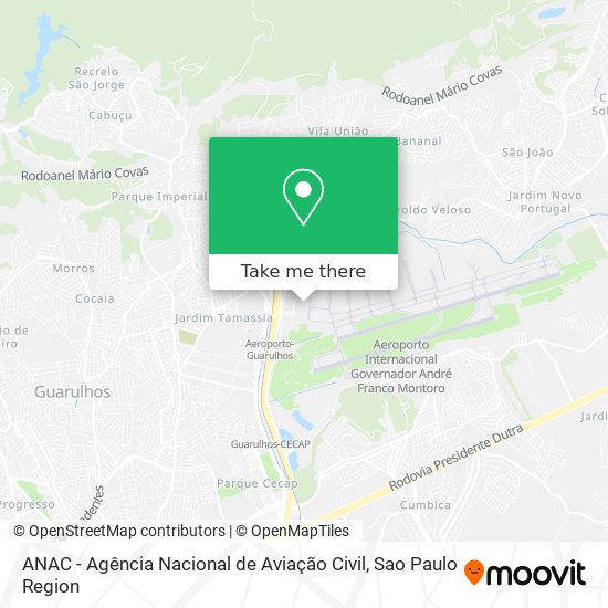 ANAC - Agência Nacional de Aviação Civil map