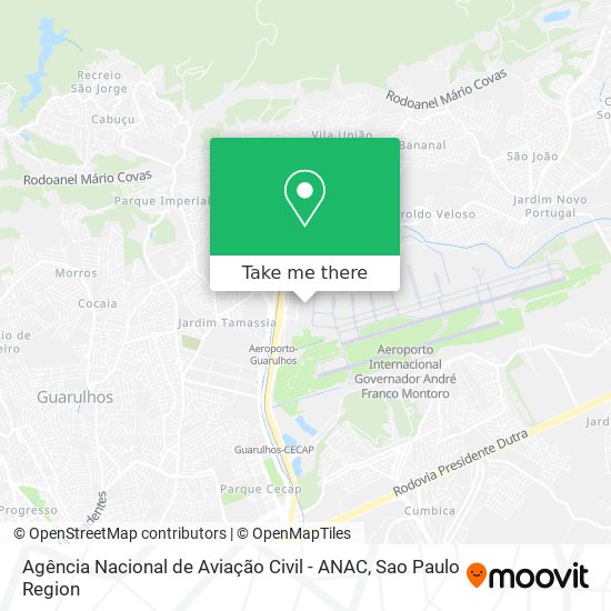 Agência Nacional de Aviação Civil - ANAC map