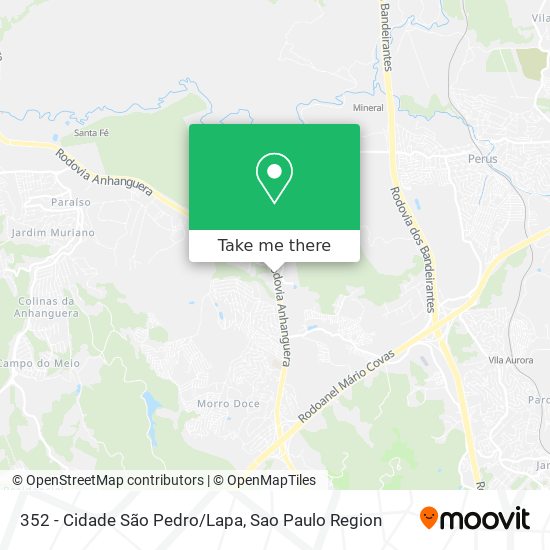 Mapa 352 - Cidade São Pedro/Lapa