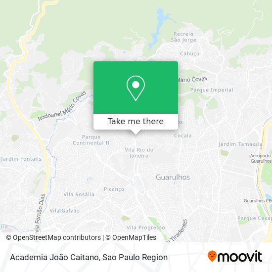 Academia João Caitano map