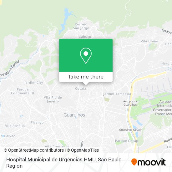 Hospital Municipal de Urgências HMU map