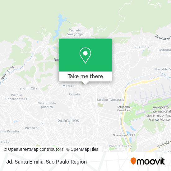 Mapa Jd. Santa Emília