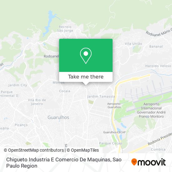 Chigueto Industria E Comercio De Maquinas map