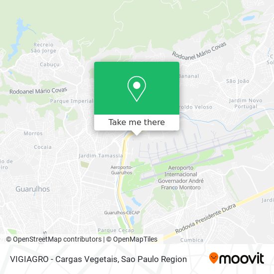 VIGIAGRO - Cargas Vegetais map