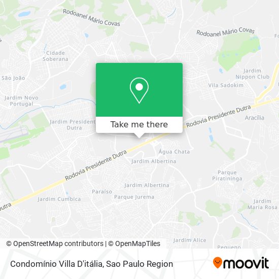 Condomínio Villa D'itália map