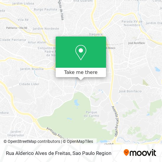 Rua Alderico Alves de Freitas map