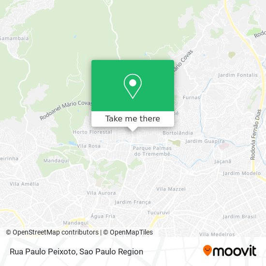 Mapa Rua Paulo Peixoto