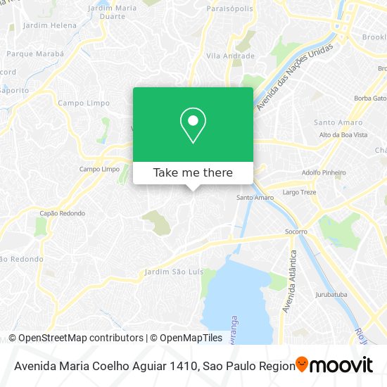 Mapa Avenida Maria Coelho Aguiar 1410