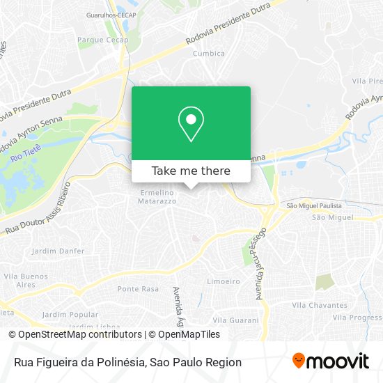 Rua Figueira da Polinésia map