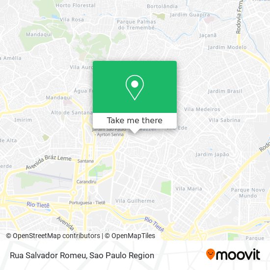 Rua Salvador Romeu map